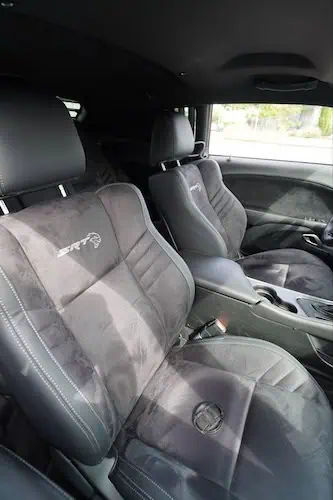 Interior View of a Dodge Challenger V8 in Bonn