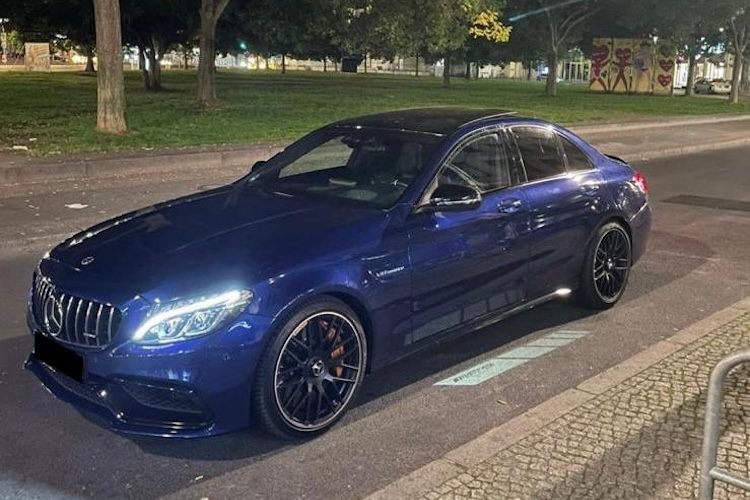 Side View of a Mercedes-Benz C63S AMG in Berlin
