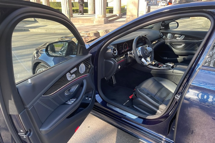 Door View of a Mercedes-Benz C63S AMG in Berlin