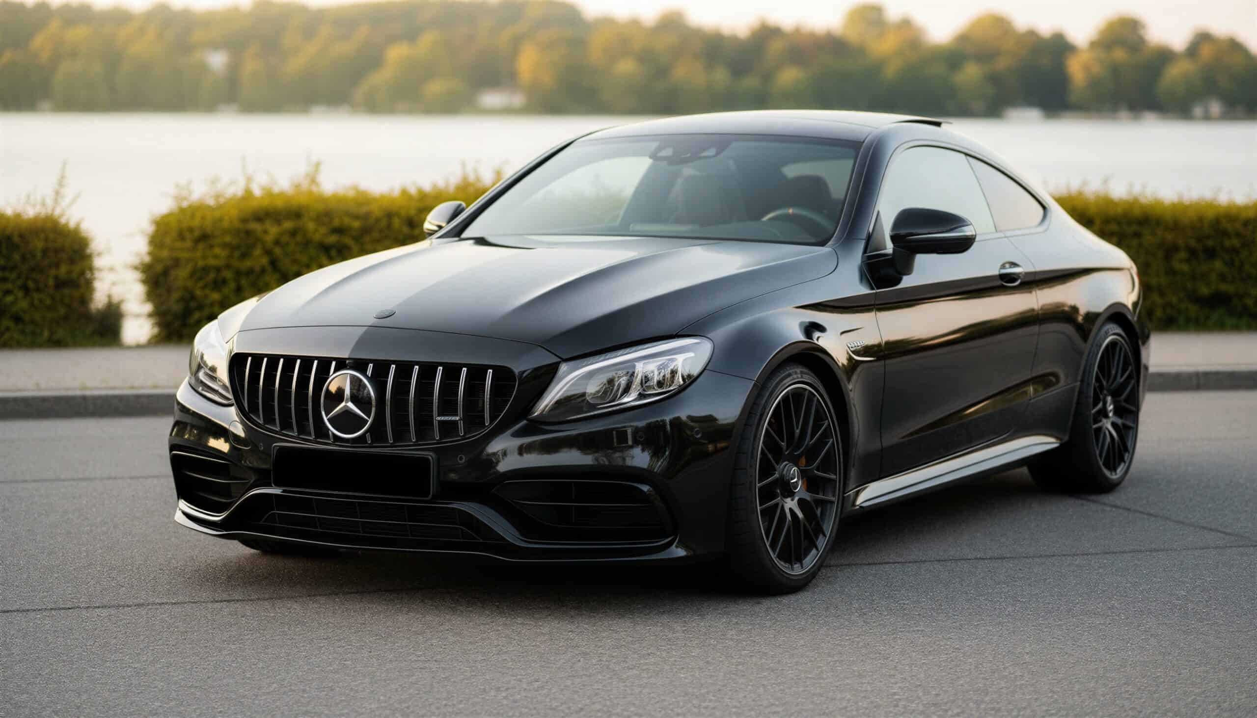 Rent a Mercedes C63S AMG in Hannover Hero