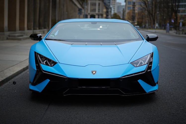 Front View of Lamborghini Huracan Tecnica in Berlin
