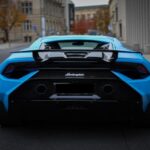Back View of Lamborghini Huracan Tecnica in Berlin