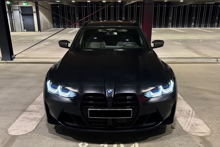 Front View of BMW M3 Touring in Frankfurt
