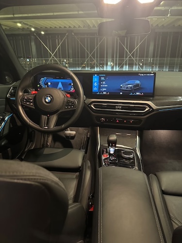 Interior View of BMW M3 Touring in Frankfurt
