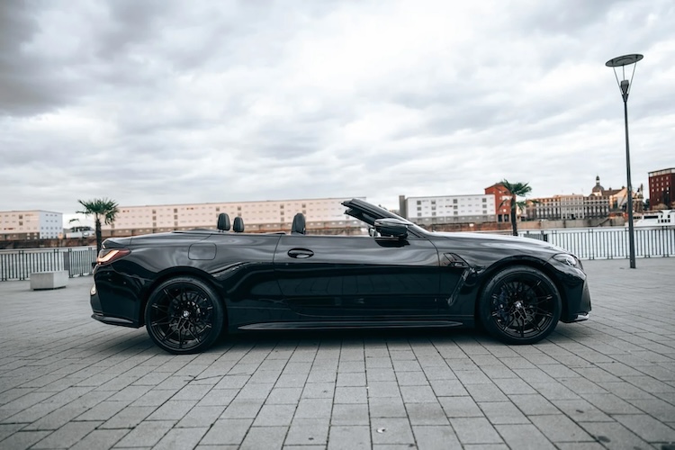 Side View of BMW M4 Cabrio in Ludwigshafen