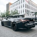 Back View of BMW M4 Cabrio in Ludwigshafen