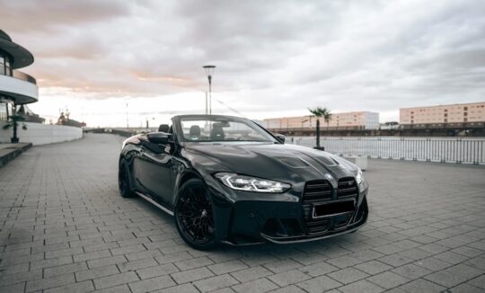 Front View of BMW M4 Cabrio in Ludwigshafen