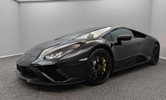 Front View of Lamborghini Huracan EVO in Stuttgart