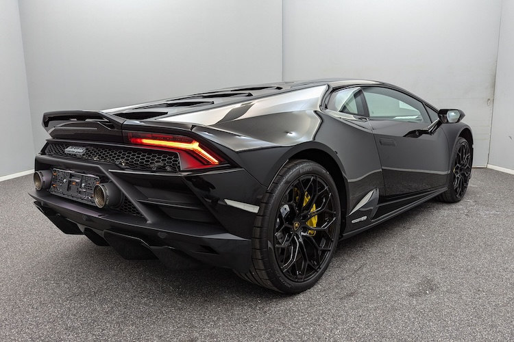 Back View of Lamborghini Huracan EVO in Stuttgart