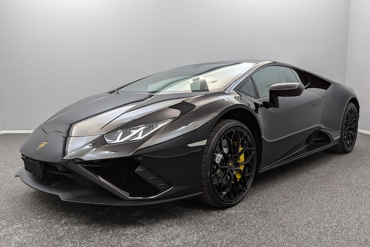 Front View of Lamborghini Huracan EVO in Stuttgart
