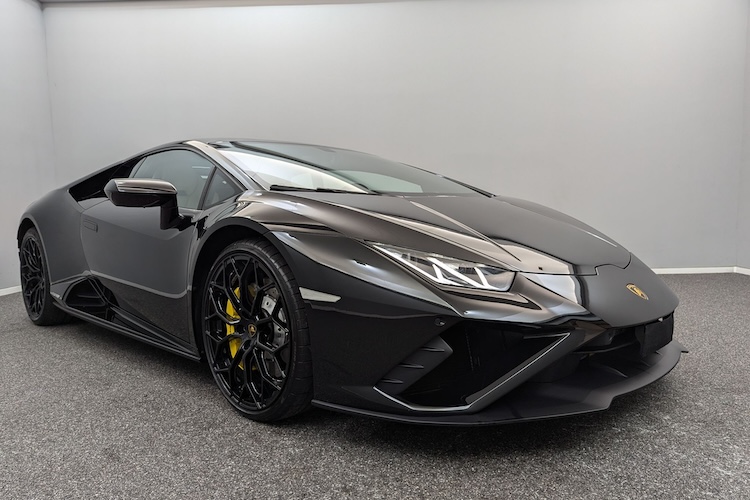 Front View of Lamborghini Huracan EVO in Stuttgart