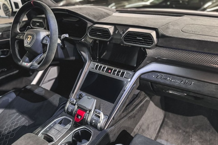Interior View of Lamborghini Urus in Hamburg