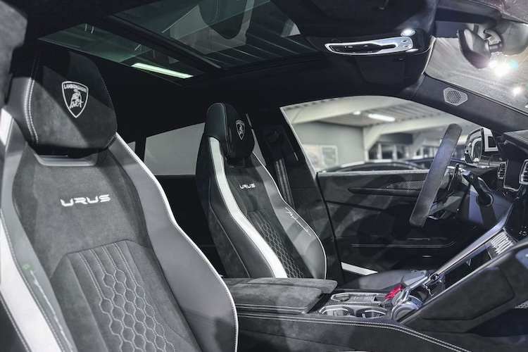 Interior View of Lamborghini Urus in Hamburg