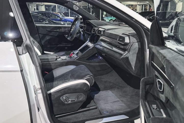 Interior View of Lamborghini Urus in Hamburg