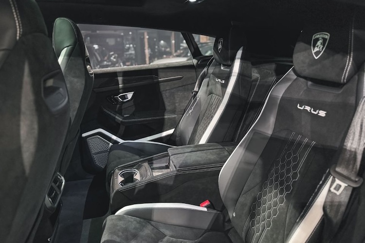 Interior View of Lamborghini Urus in Hamburg