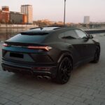 Back View of Lamborghini Urus in Ludwigshafen