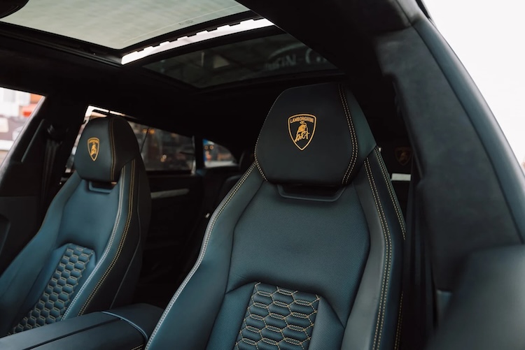 Interior View of Lamborghini Urus in Ludwigshafen
