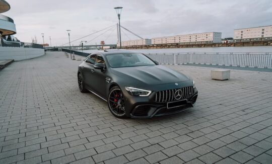 Front View of Mercedes AMG GT 63 in Ludwigshafen