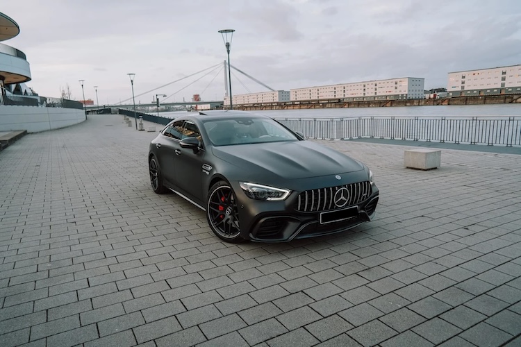 Front View of Mercedes AMG GT 63 in Ludwigshafen