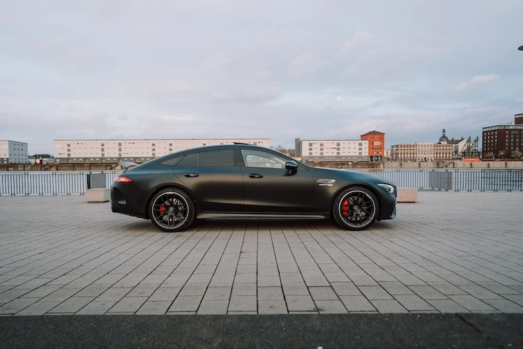 Side View of Mercedes AMG GT 63 in Ludwigshafen