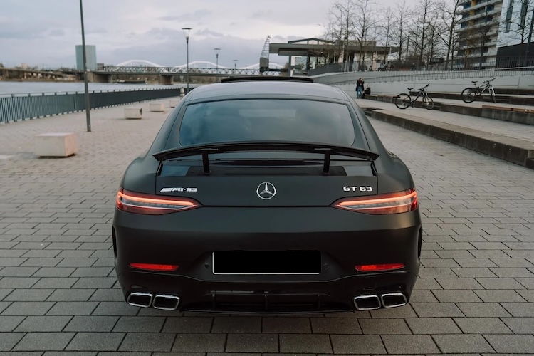 Back View of Mercedes AMG GT 63 in Ludwigshafen