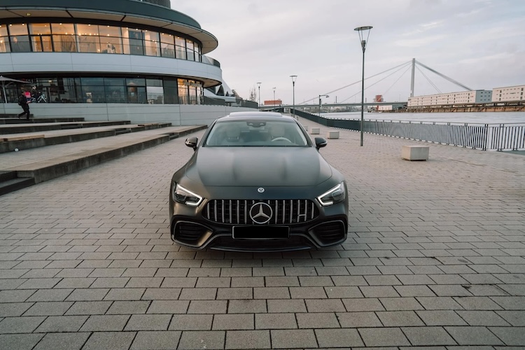 Front View of Mercedes AMG GT 63 in Ludwigshafen