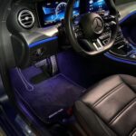 Interior View of a Mercedes E63 AMG in Frankfurt