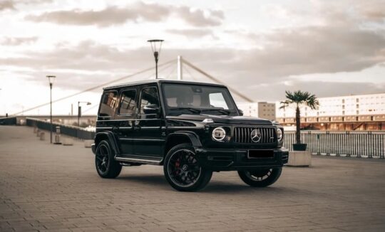 Front View of Mercedes G63 AMG in Ludwigshafen