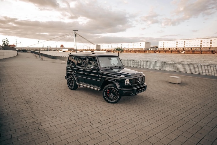 Front View of Mercedes G63 AMG in Ludwigshafen