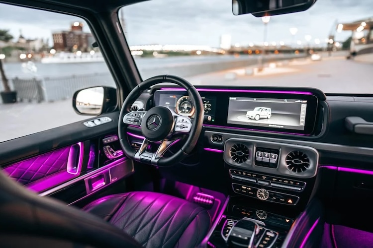 Interior View of Mercedes G63 AMG in Ludwigshafen