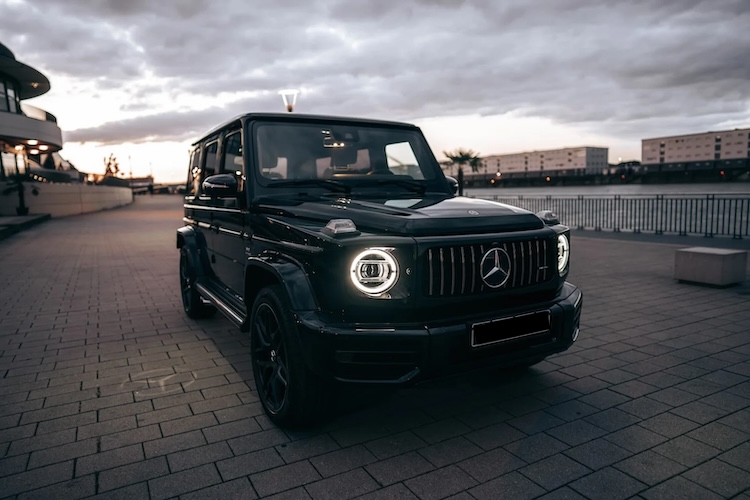 Front View of Mercedes G63 AMG in Ludwigshafen