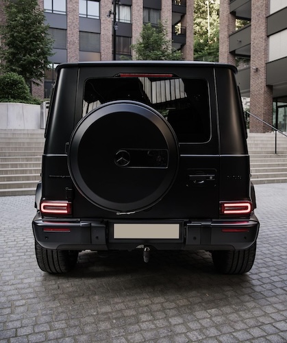Back View of Mercedes G63 AMG in Trier
