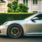 Side View of Porsche 911 Carrera 4 GTS in Berlin