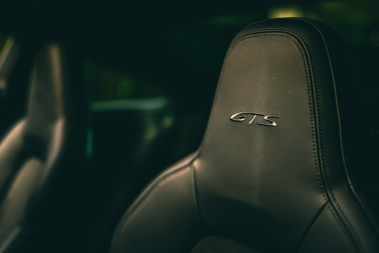 Interior View of Porsche 911 Carrera 4 GTS in Berlin