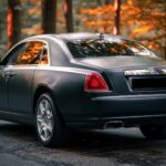 Back View of Rolls Royce Ghost in Berlin