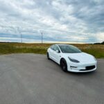 Front View of Tesla Model 3 Performance in Berlin