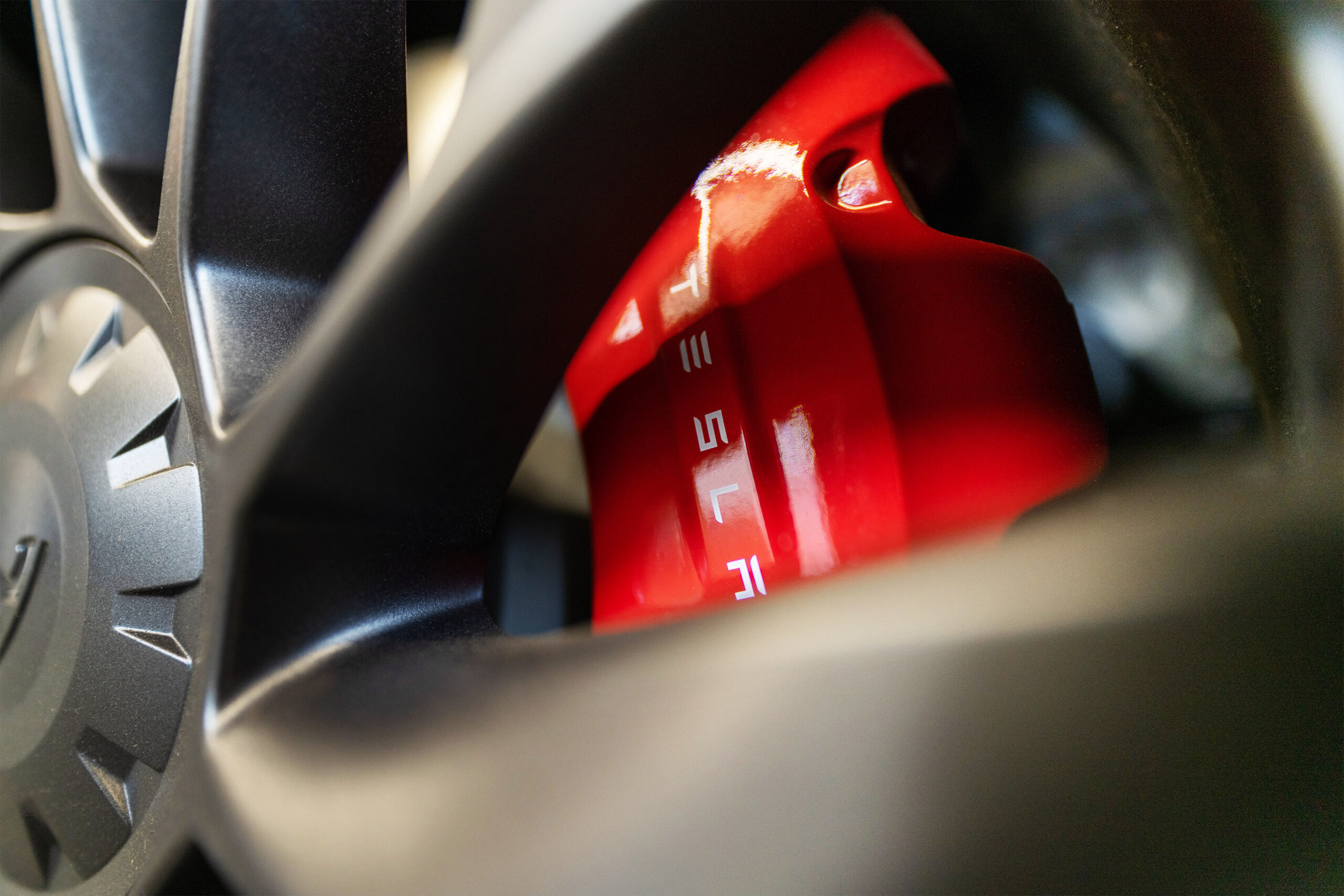 Wheel View of Tesla Model 3 Performance in Berlin