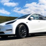 Front View ofTesla Model Y Performance in Berlin