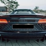 Back View of Audi R8 Cabriolet V10 in Ludwigshafen