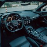 Interior View of Audi R8 Cabriolet V10 in Ludwigshafen