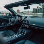 Interior View of Audi R8 Cabriolet V10 in Ludwigshafen