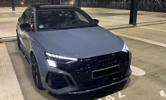 Audi RS3 in Frankfurt