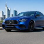 Rent a Mercedes E63 AMG in Frankfurt Hero