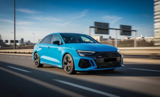 Audi RS3 in Frankfurt Hero