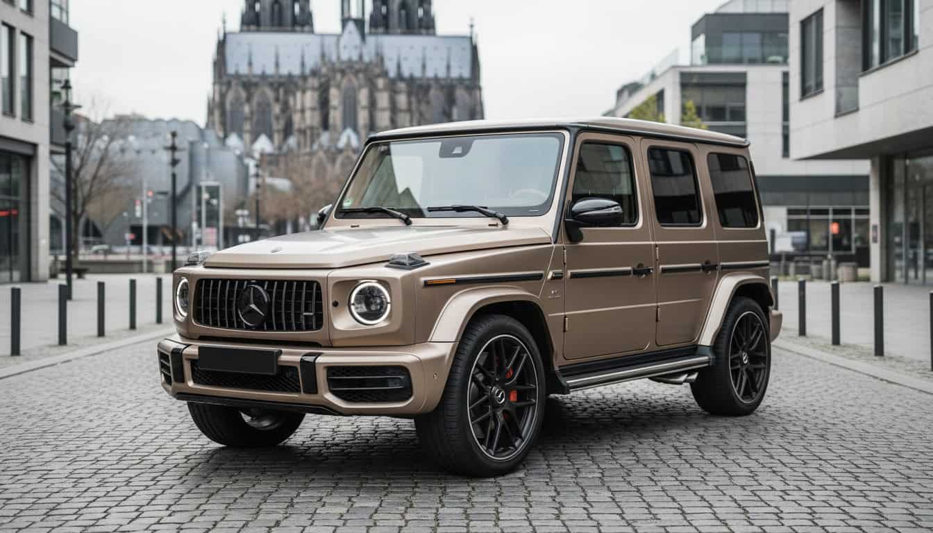Rent a Mercedes G63 AMG in Cologne Hero