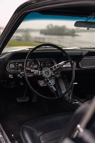 Interior from Ford Mustang Fastback Classic Car in Hamburg