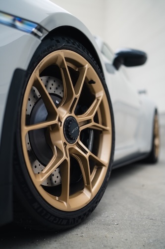Rims from Porsche 911 GT3 in Stuttgart