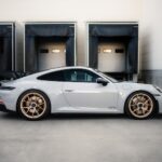 Sideview from Porsche 911 GT3 in Stuttgart
