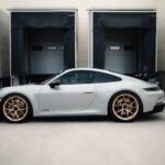 Sideview from Porsche 911 GT3 in Stuttgart