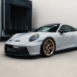 Sideview from Porsche 911 GT3 in Stuttgart